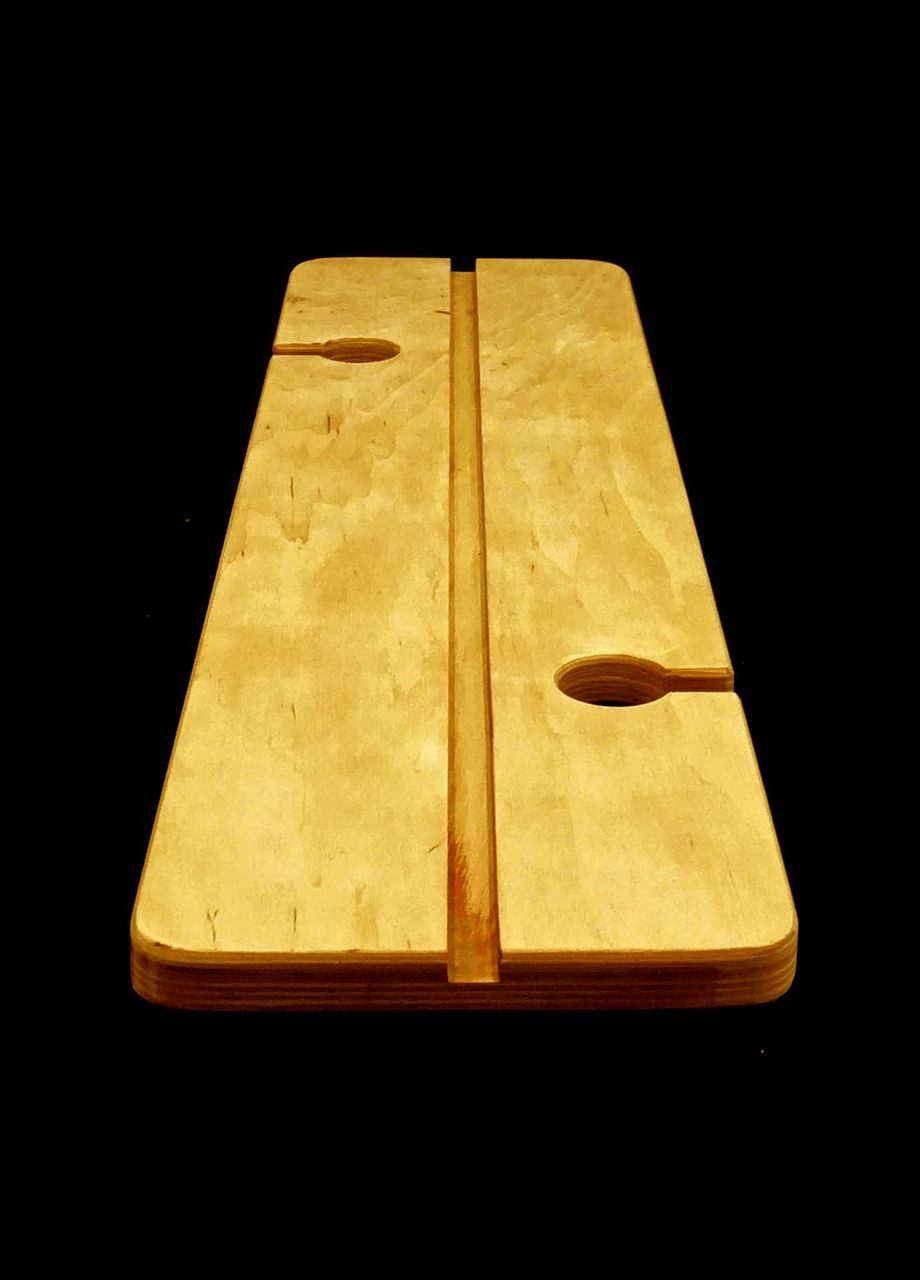 Столик полка для ванной из дерева Хама карри (СДВ-001003) No Brand (328293450)