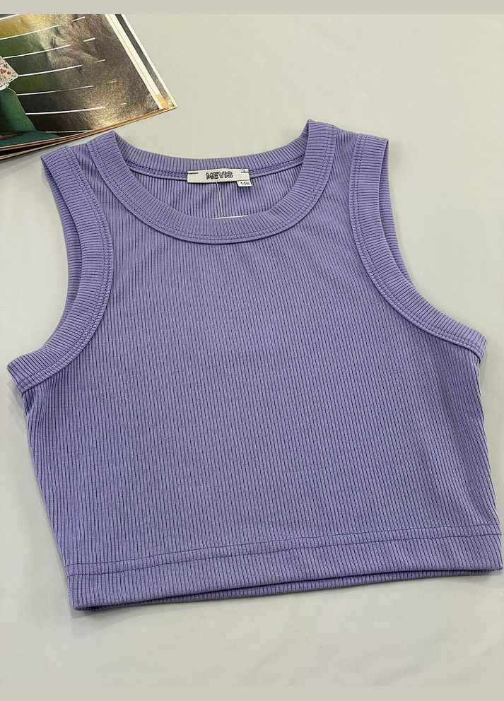 Сиреневая летняя топ для девочки Mevis