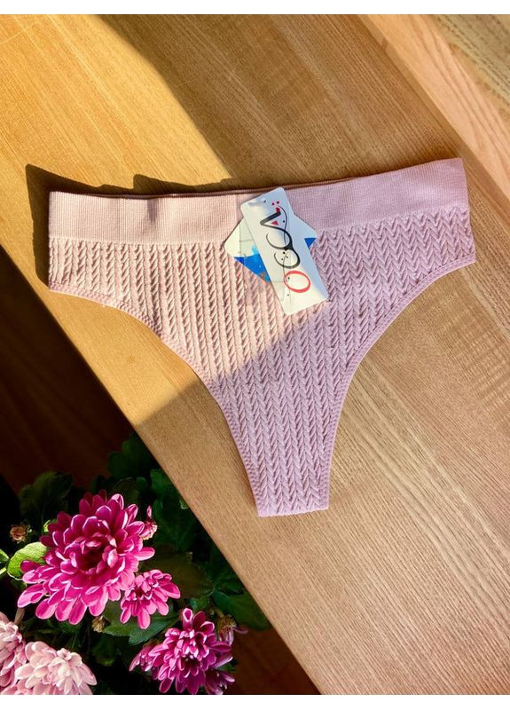 жіночі текстурні — висока посадка, еластичні, з ластовицею OCCA Стрінги (360804763)