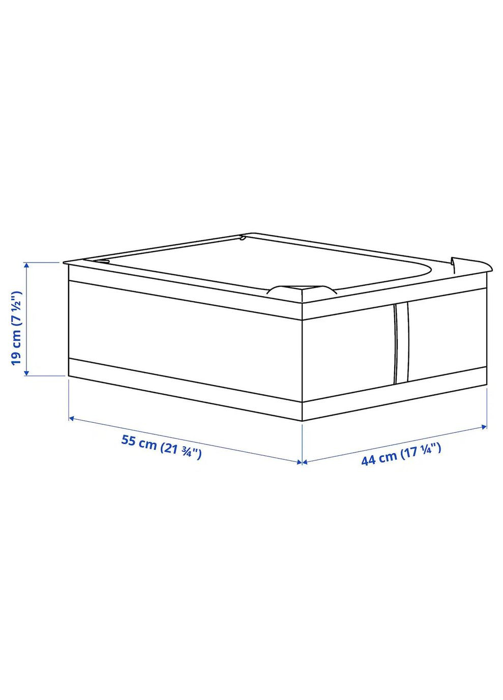 Ящик для одягу/постіль ІКЕА SKUBB 44х55х19 см (20399999) IKEA (278408756)