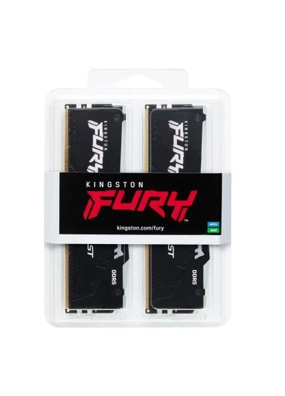 Модуль памяти для компьютера DDR5 32GB (2x16GB) 5600 MHz FURY Beast RGB (KF556C40BBAK2-32) Kingston FURY (395404342)