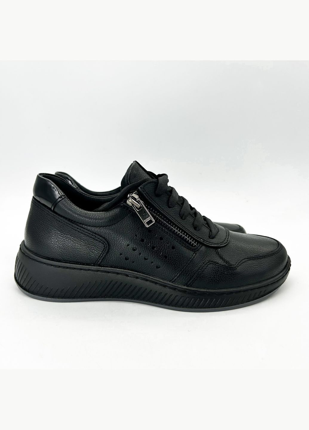 Чорні всесезонні кросівки (р) шкіра 0-1-1-8365 Stepter