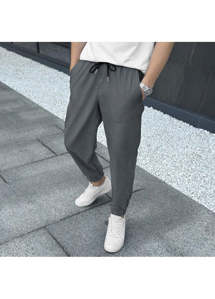 Серые повседневный демисезонные брюки Freedom