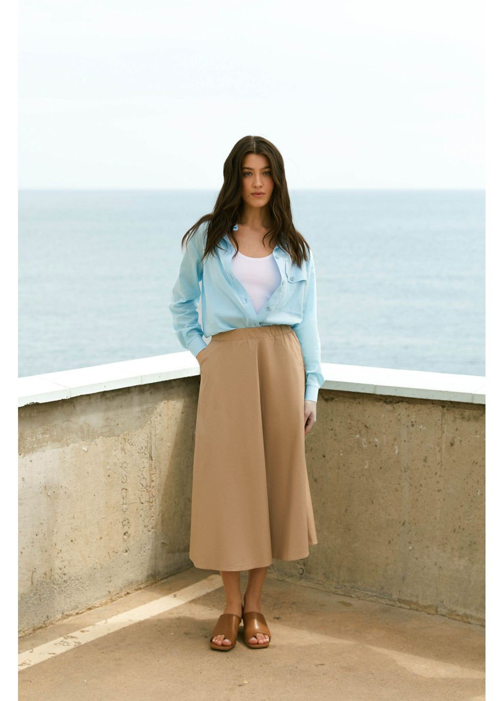 Голубой рубашка Seventeen