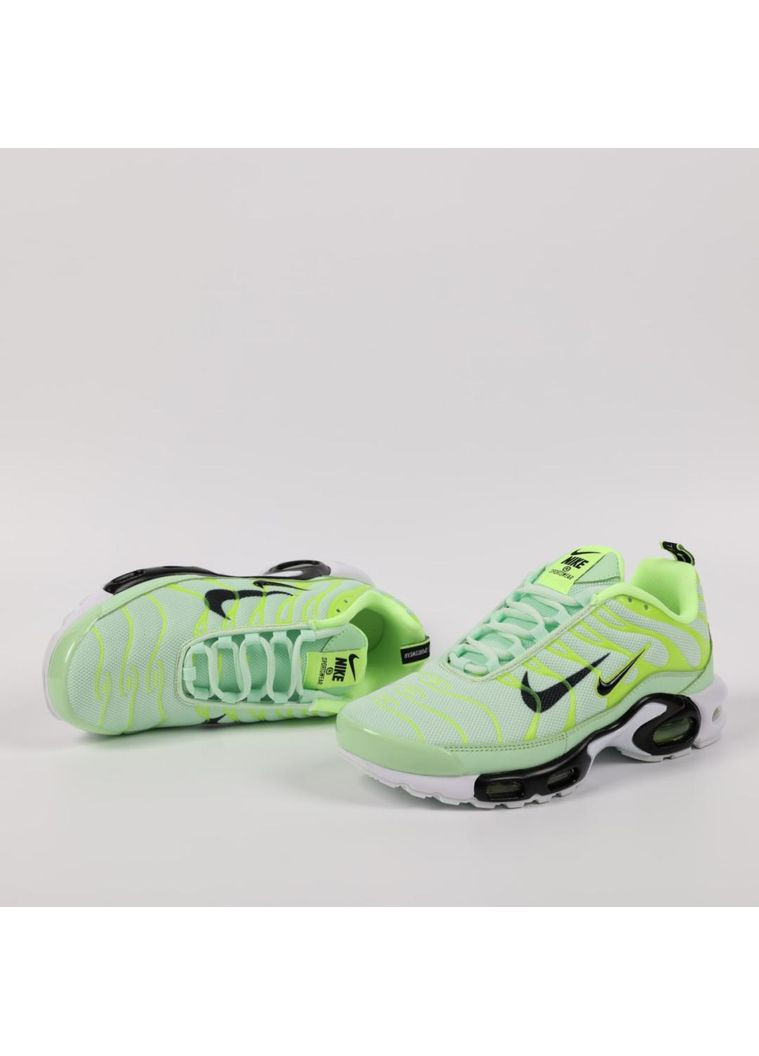 Серые демисезонные кроссовки мужские nike air max plus tn green найк аир макс тн плюс No Brand