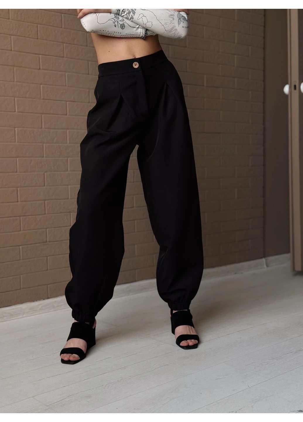 Жіночі широкі штани джогери Fashion Girl Flavio (396258818)