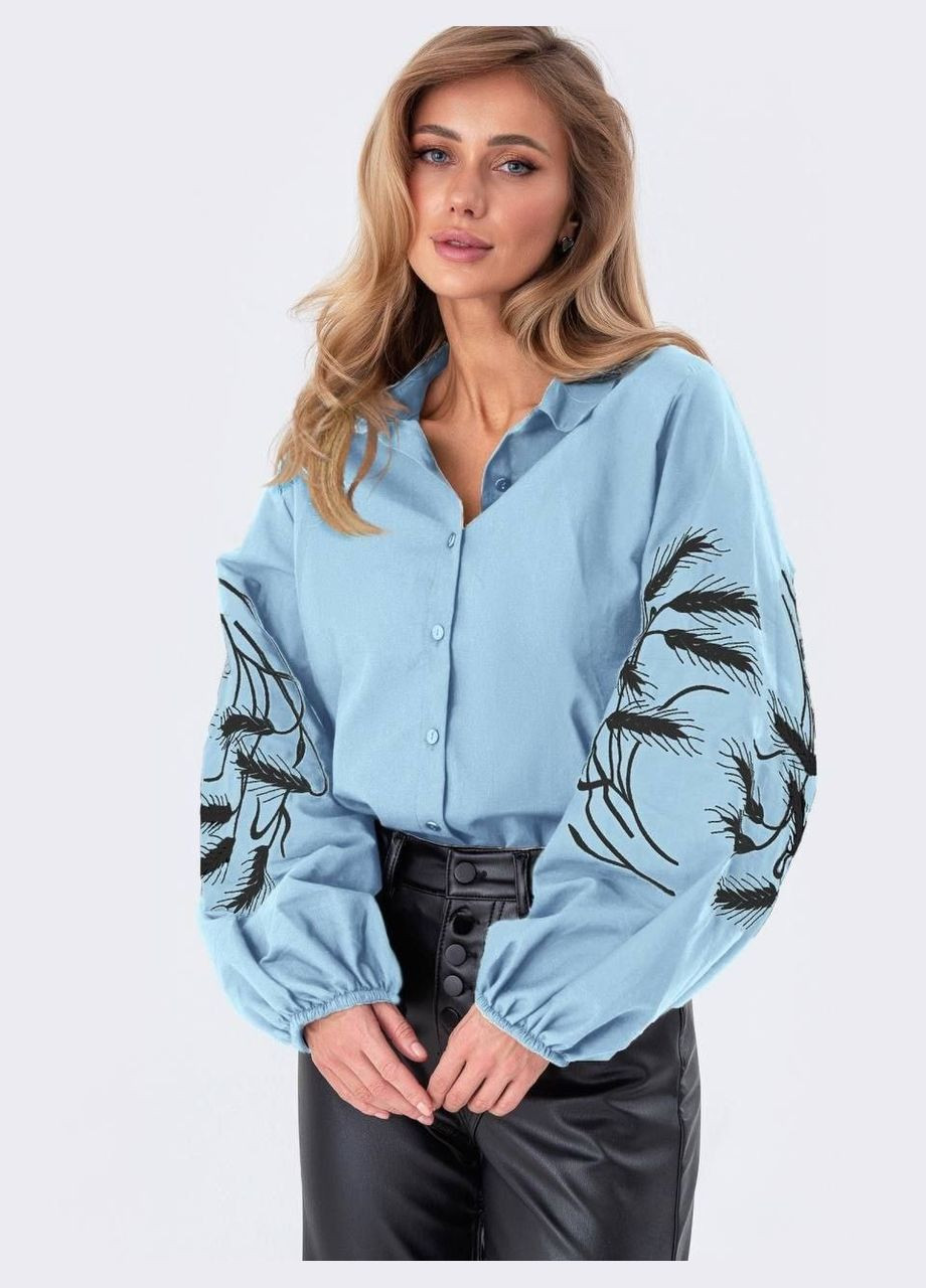 Голубой рубашка ESQ