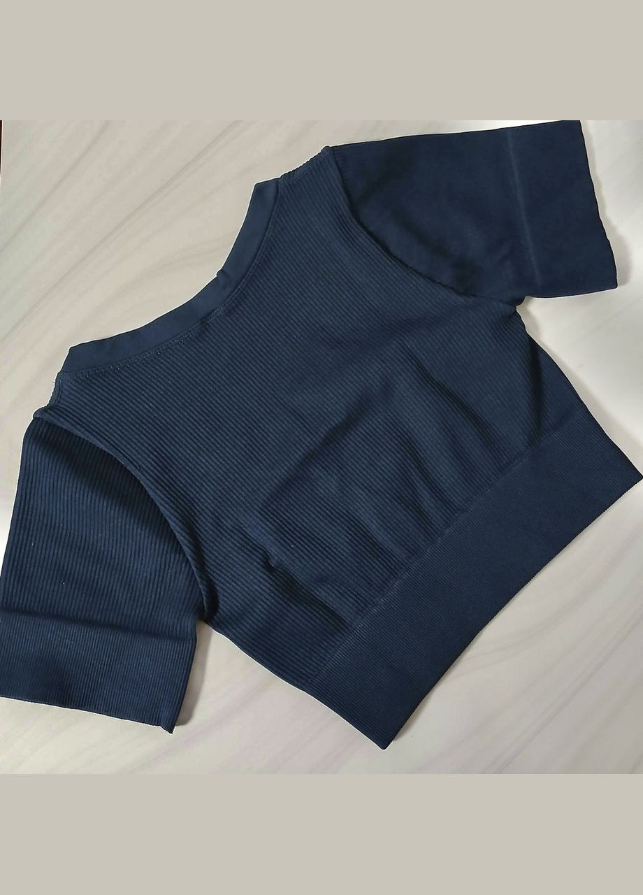 Спортивний костюм (комплект для фітнесу) в рубчик No Brand (322120799)