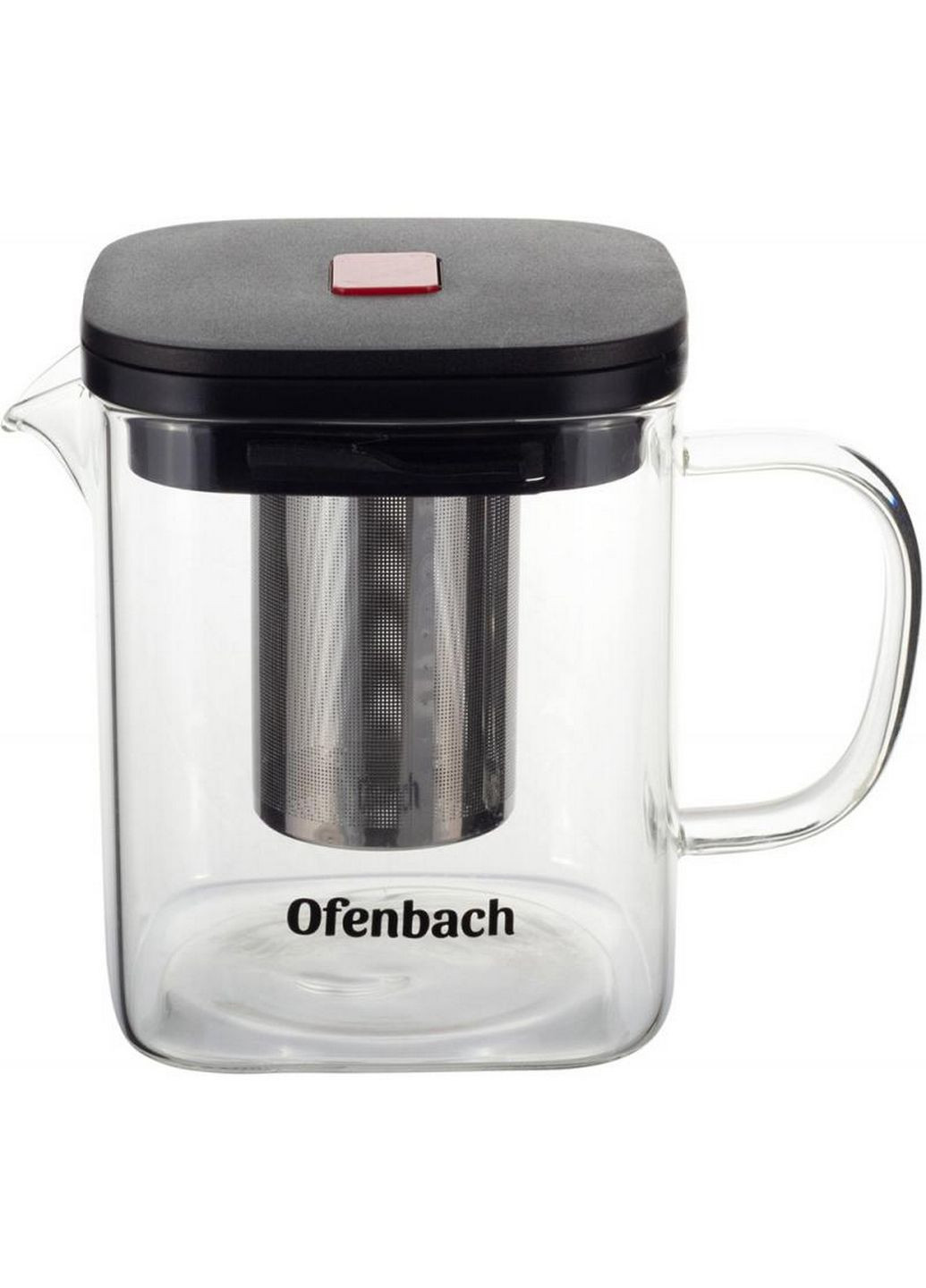 Чайник стеклянный заварочный со съемным ситечком 1000 мл Ofenbach (289463338)