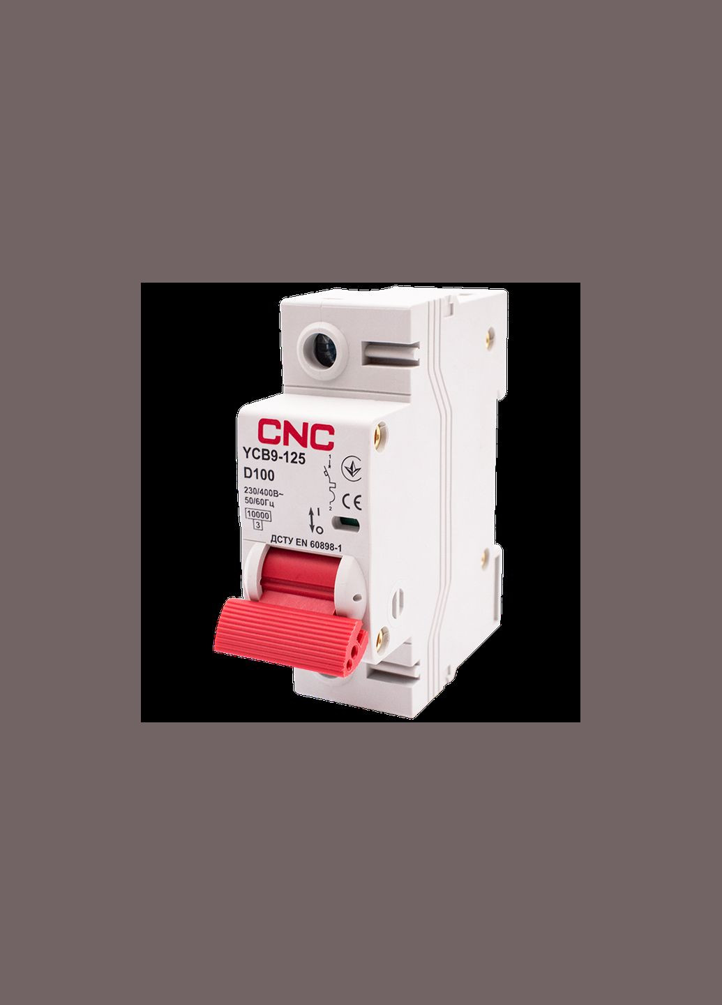 Автоматичний вимикач 1P 100A 10kA "D" [Б00043943] YCB9-125 CNC (338192934)