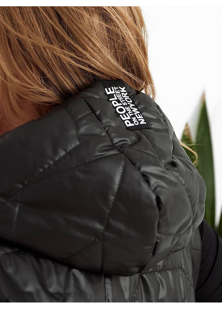 Женский жилет прямого кроя черный цвет New Trend (304988945)