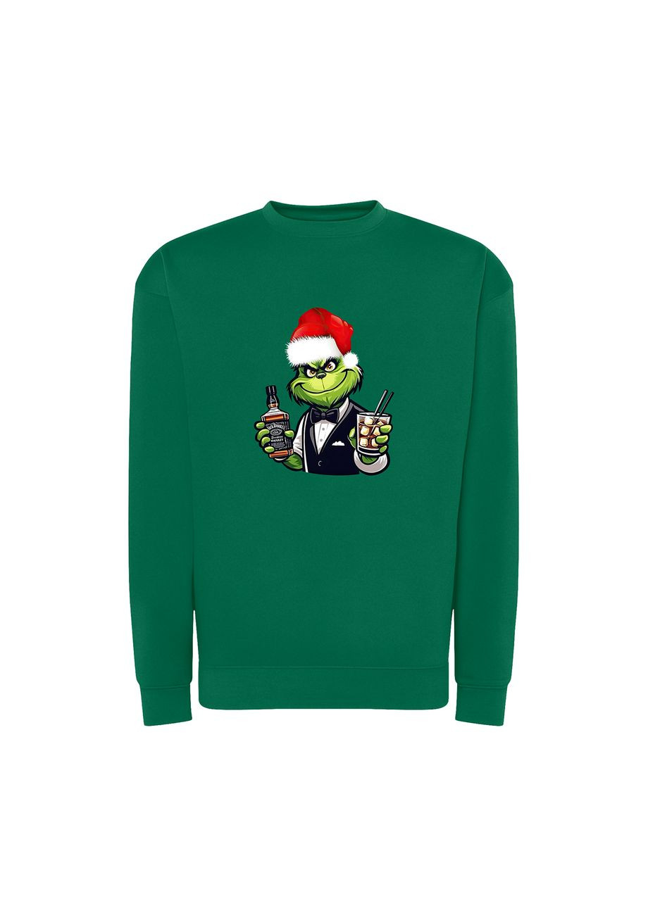 Зелений новорічний світшот з принтом "п’яний дух різдва". the grinch (10196999122) ТiШОТКА (368566498)