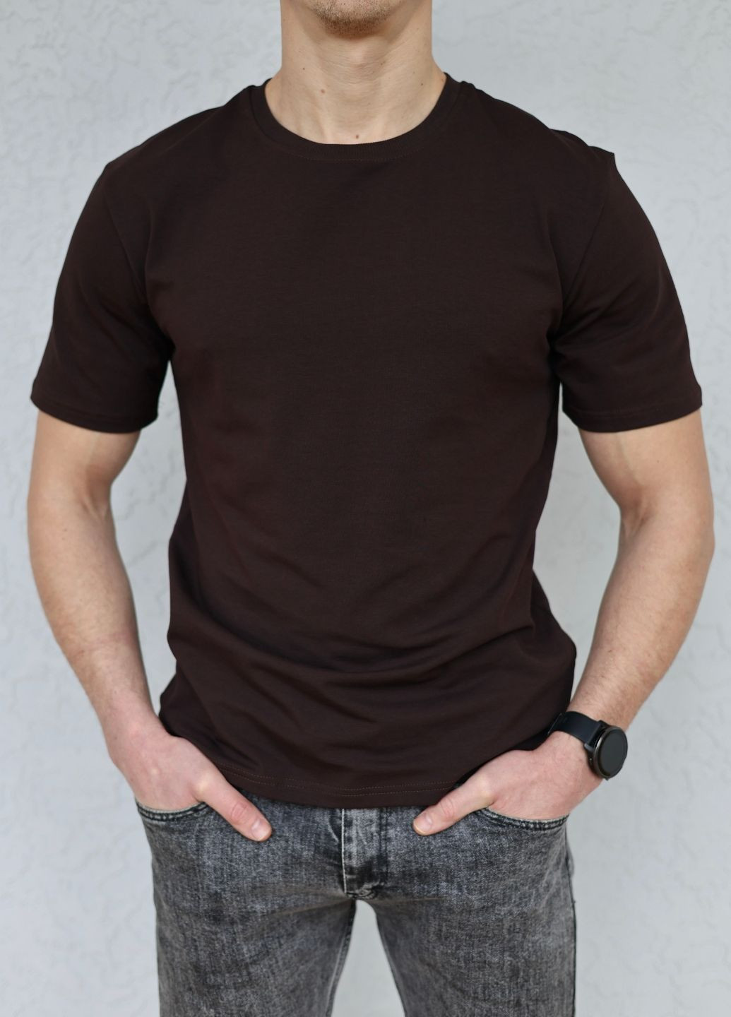 Коричневая футболка MonsterBrand