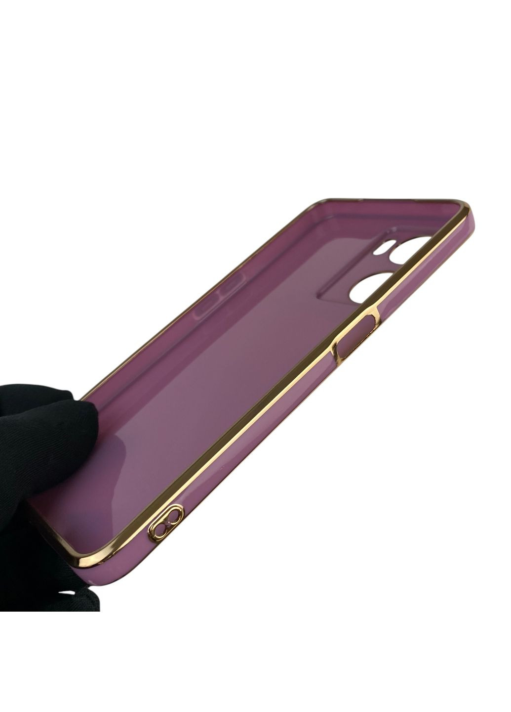 Чохол для A77s (4G) із захистом камери із золотою окантовкою на оппо а77с чорничний gs1 Oppo (366236269)