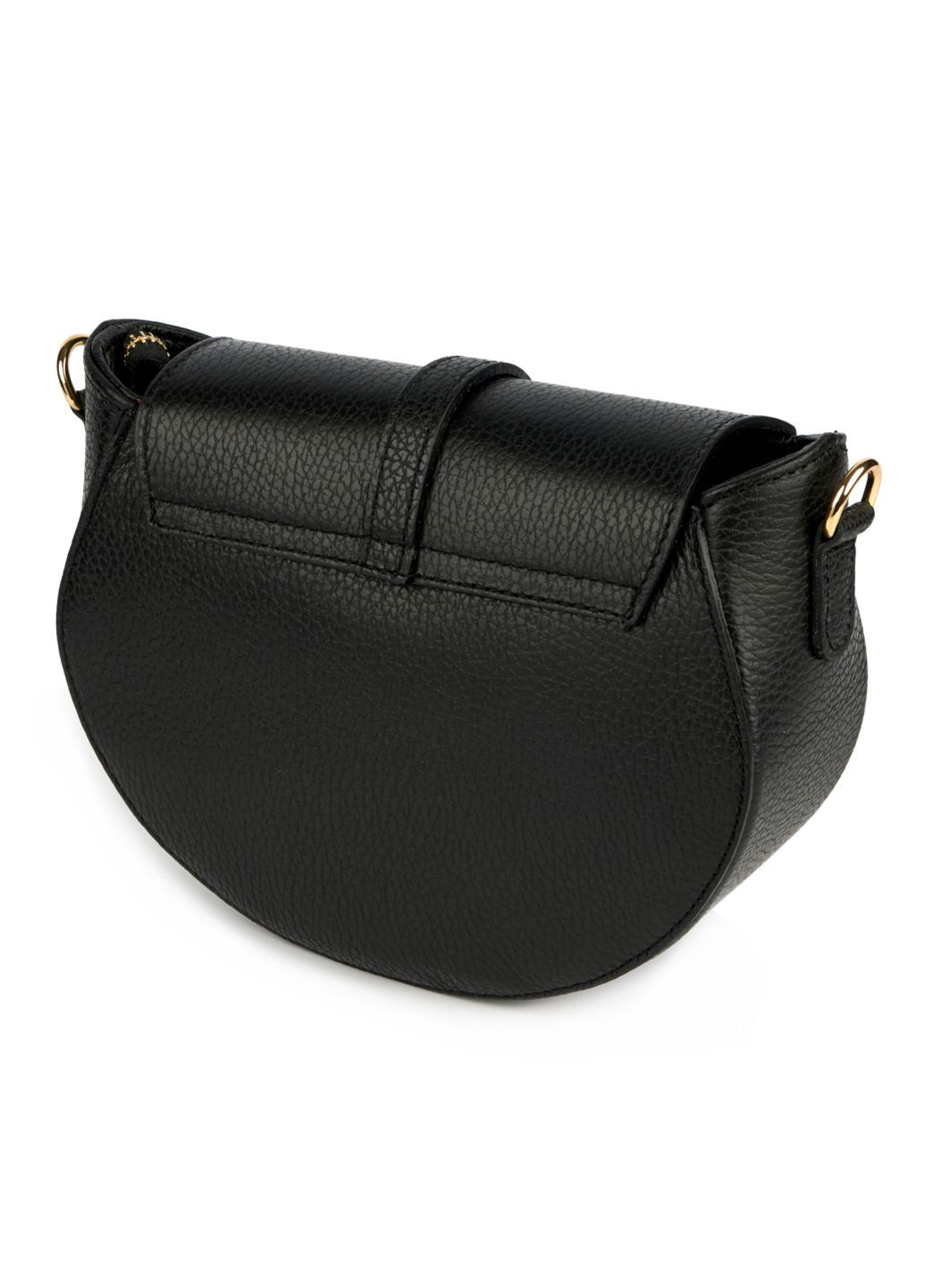 Сумочка через плечо женская натуральная кожа черная Fior Di Loto (371884241)