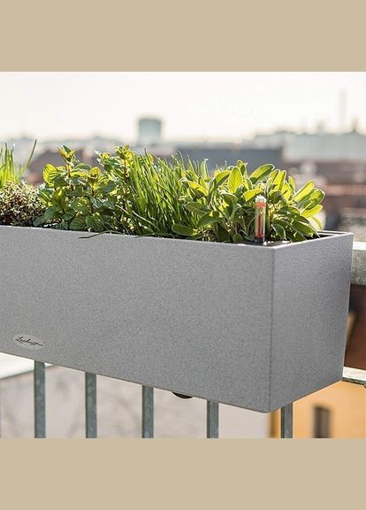 Вазон Balconera Stone 80 серый камень 15660 Lechuza (316619002)