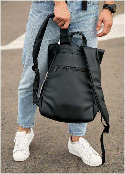 Чоловічий рюкзак роллтоп з відділенням під ноутбук Чорний (5150301641) Sambag (361244933)