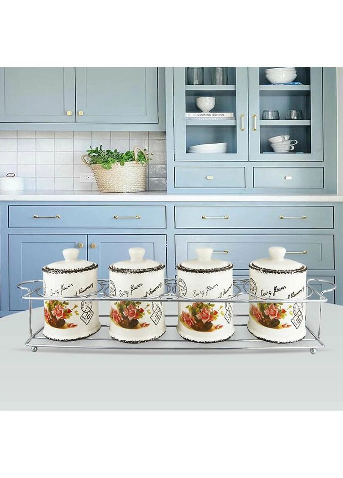 Набір банок для зберігання MR-20050-04СS 200 мл 5 предметів Maestro (327609514)