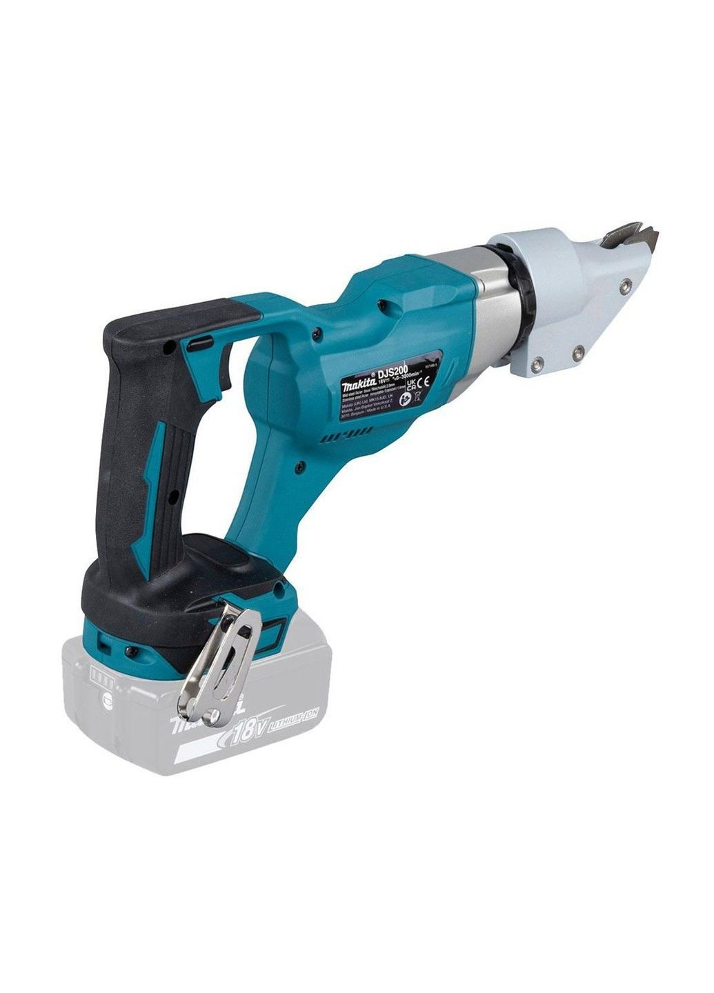 Ножницы по металлу аккумуляторные DJS200Z (2.0 мм, 3000 хв-1, BL, LXT, без аккумуляторов и зарядного устройства) Makita (296987380)