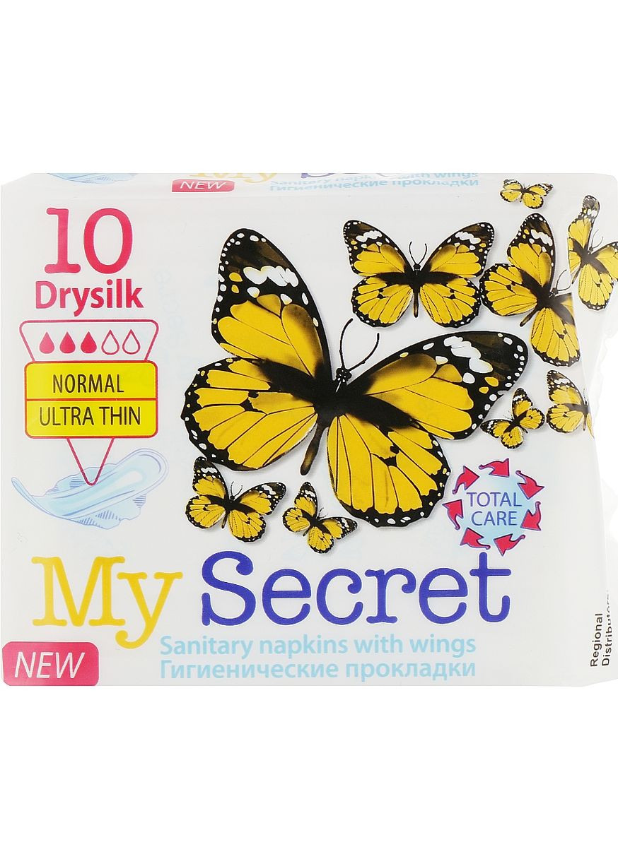 Прокладки гігієнічні Dry Silk Normal 10шт (793525-52975) My Secret (368625649)