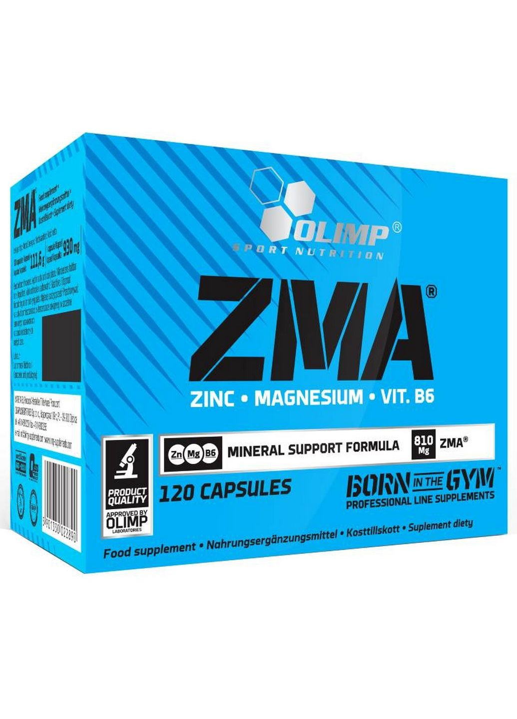 Стимулятор тестостерона ZMA, 120 капсул Olimp (293417083)
