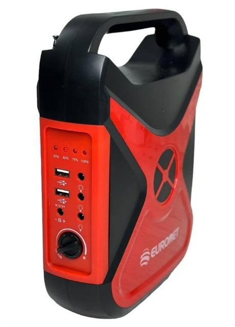 Автономная зарядная система Euronet Euro-102 8000 мА/ч с солнечной панелью/фонарем/лампой (1990185518) No Brand (328261738)