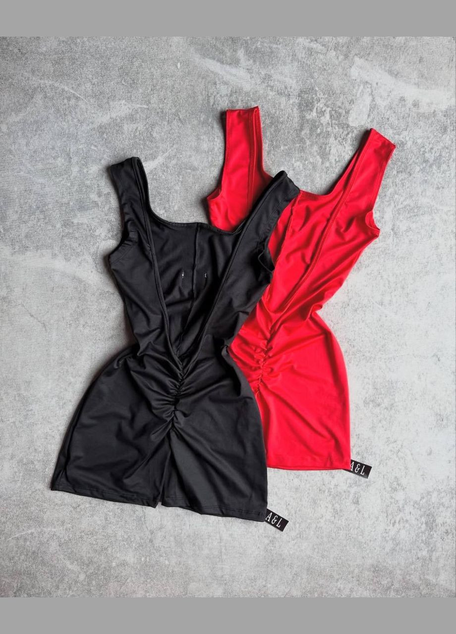 Жіночий комбінезон FINO Mode комбінезон-шорти однотонний чорний кежуал