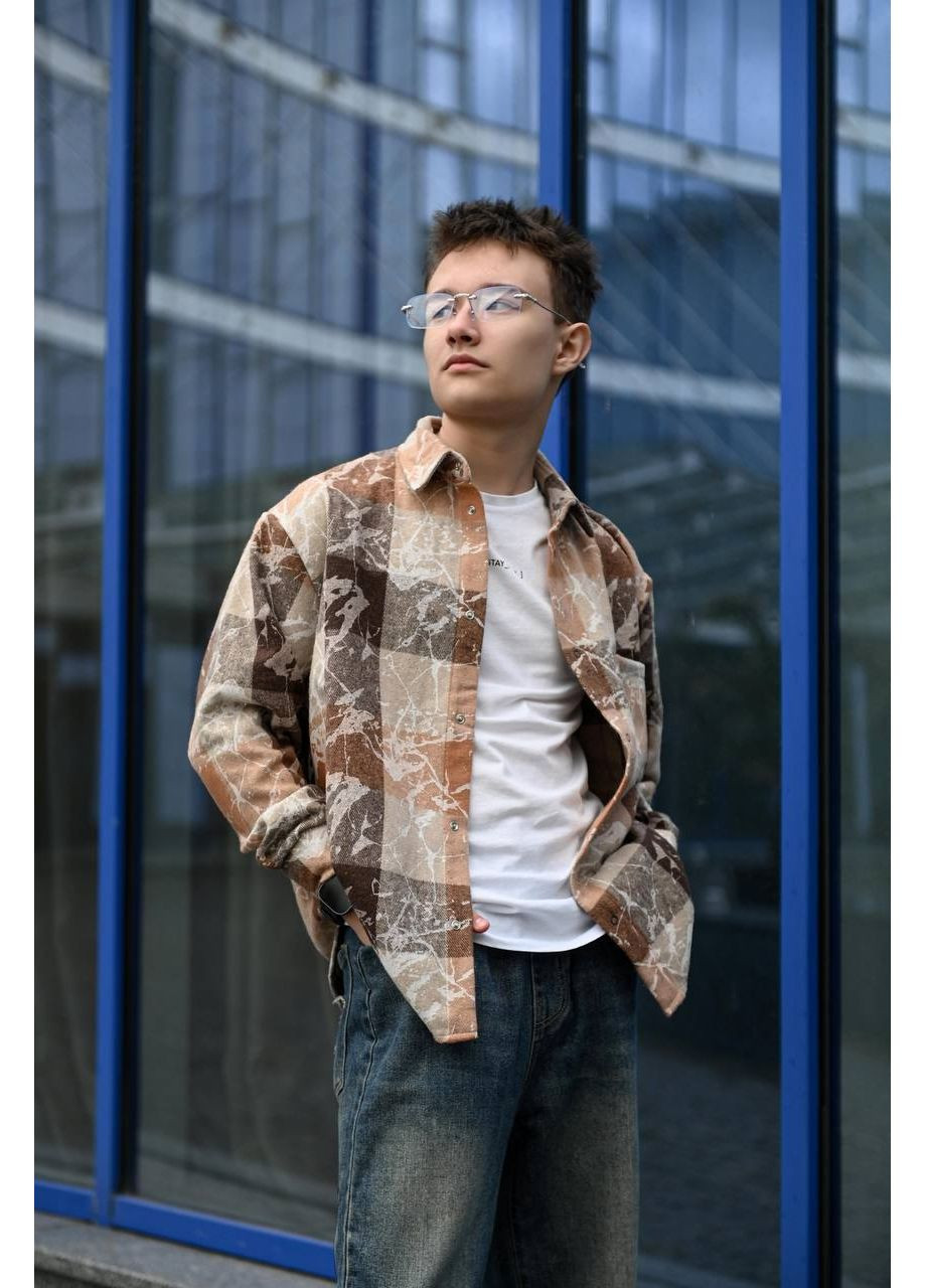 Трендова сорочка оверсайз з кашеміру — ЗАМІРИ В ОПИСІ DK/DL Мода без кордонів (370493355)