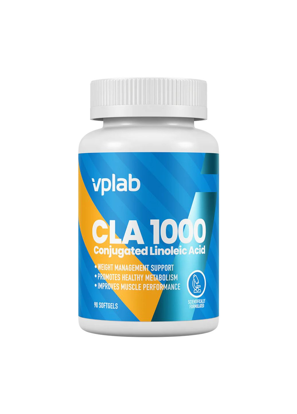 Добавка для похудения CLA 1000 90 капсул поддержка метаболизма и мышц VPLab Nutrition (368499279)