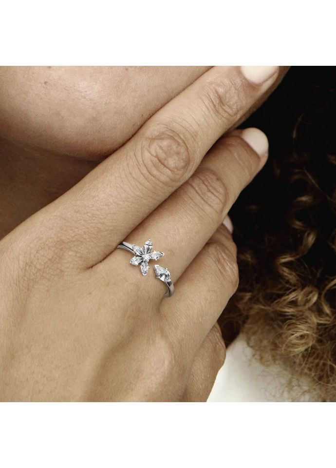 Срібна каблучка "Блискучий гербарій" 192611C01 Kabluchka (355347849)