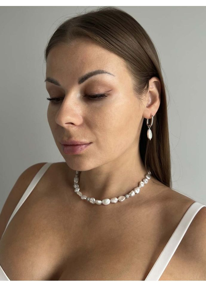 Чокер из жемчуга и фианитов 5368 LeBijou (368559351)