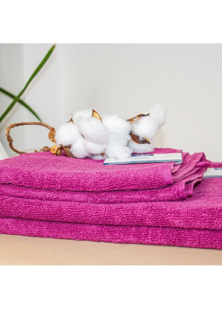 Полотенце для рук Fancy Р-04180_29735 50х90 см фуксия ТЕП комбинированный