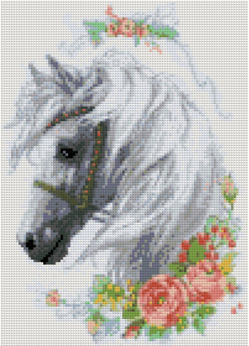 Алмазная вышивка " Красавица Лошадка " упряжка любовь воля полная выкладка зашивка мозаика 5d наборы 30х40 см No Brand (332208038)