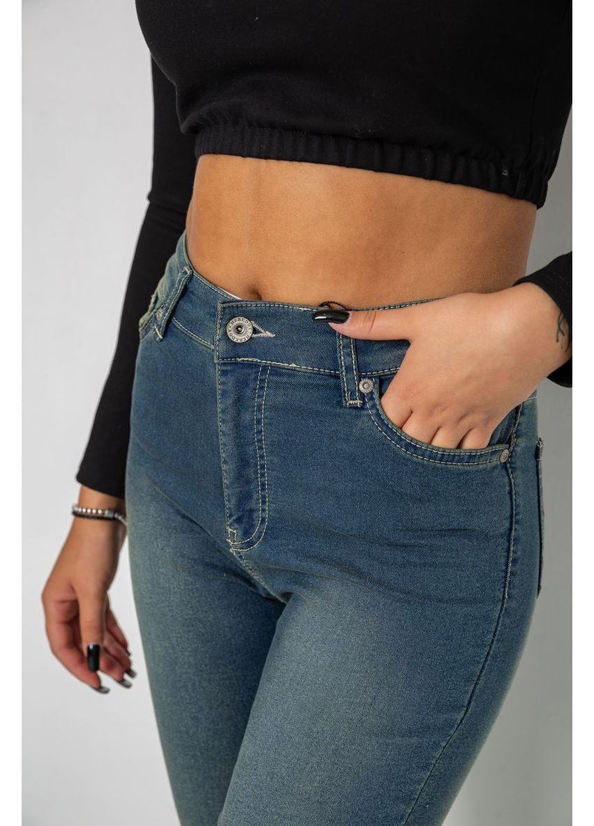 Джинси жіночі середньої посадки, 247R6247-1 Ager - (360860413)
