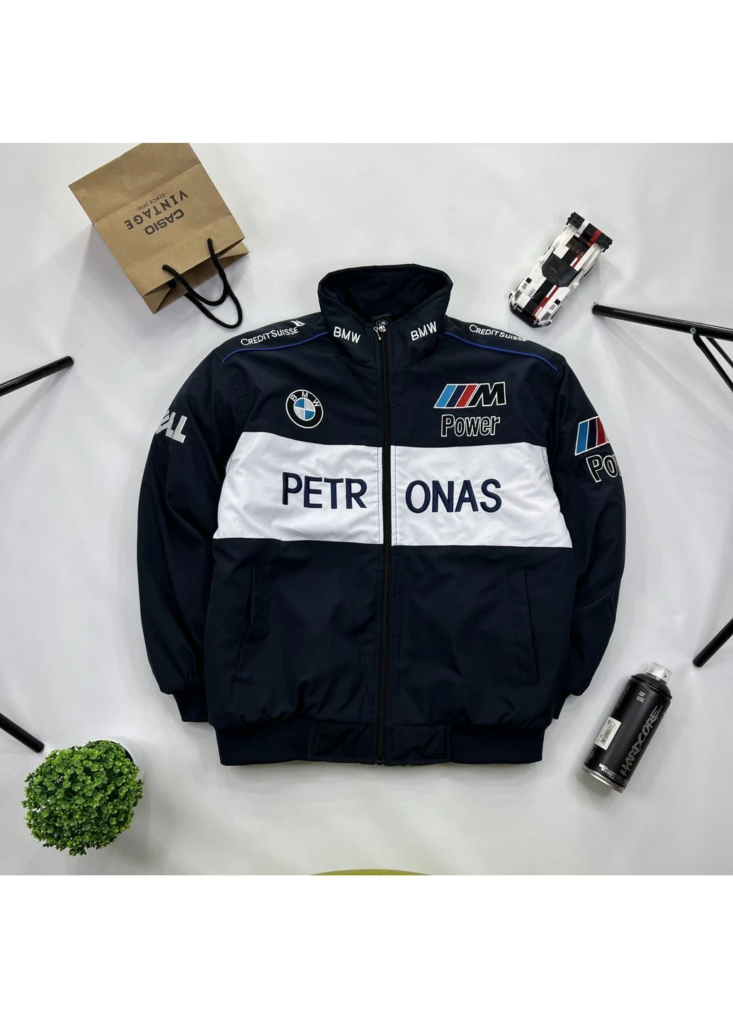 Вітровка бомбер куртка гоночна F1 стильна vintage вінтажна BMW (386162072)
