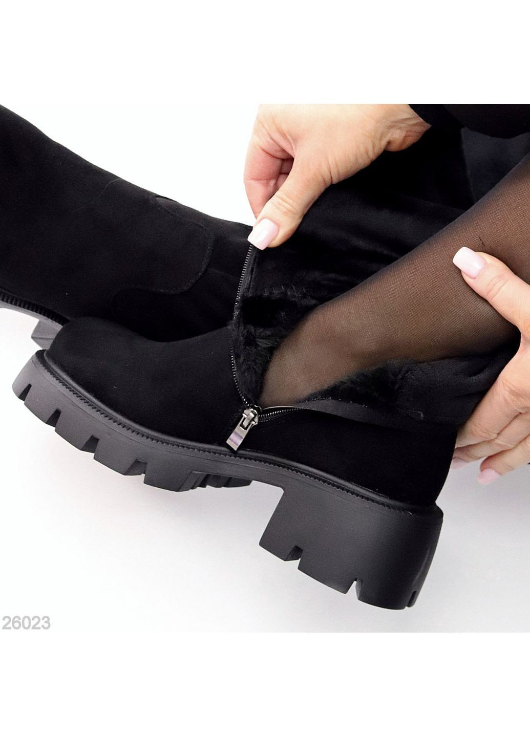 Черные осенние ботфорты "ruti" Helen