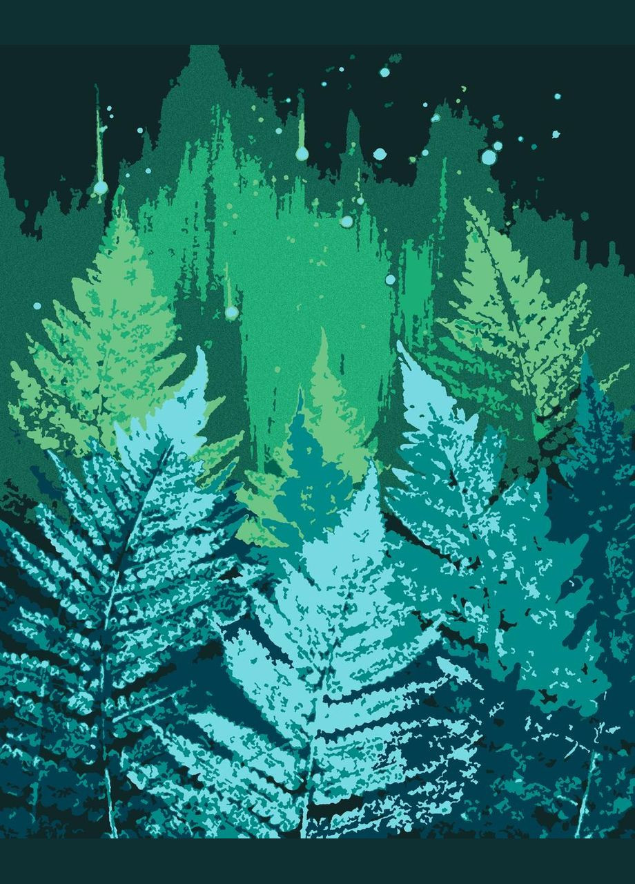 Картина за номерами з металевими фарбами Лісові зорі 40x50 см (RB-0885) Riviera Blanca (303136354)