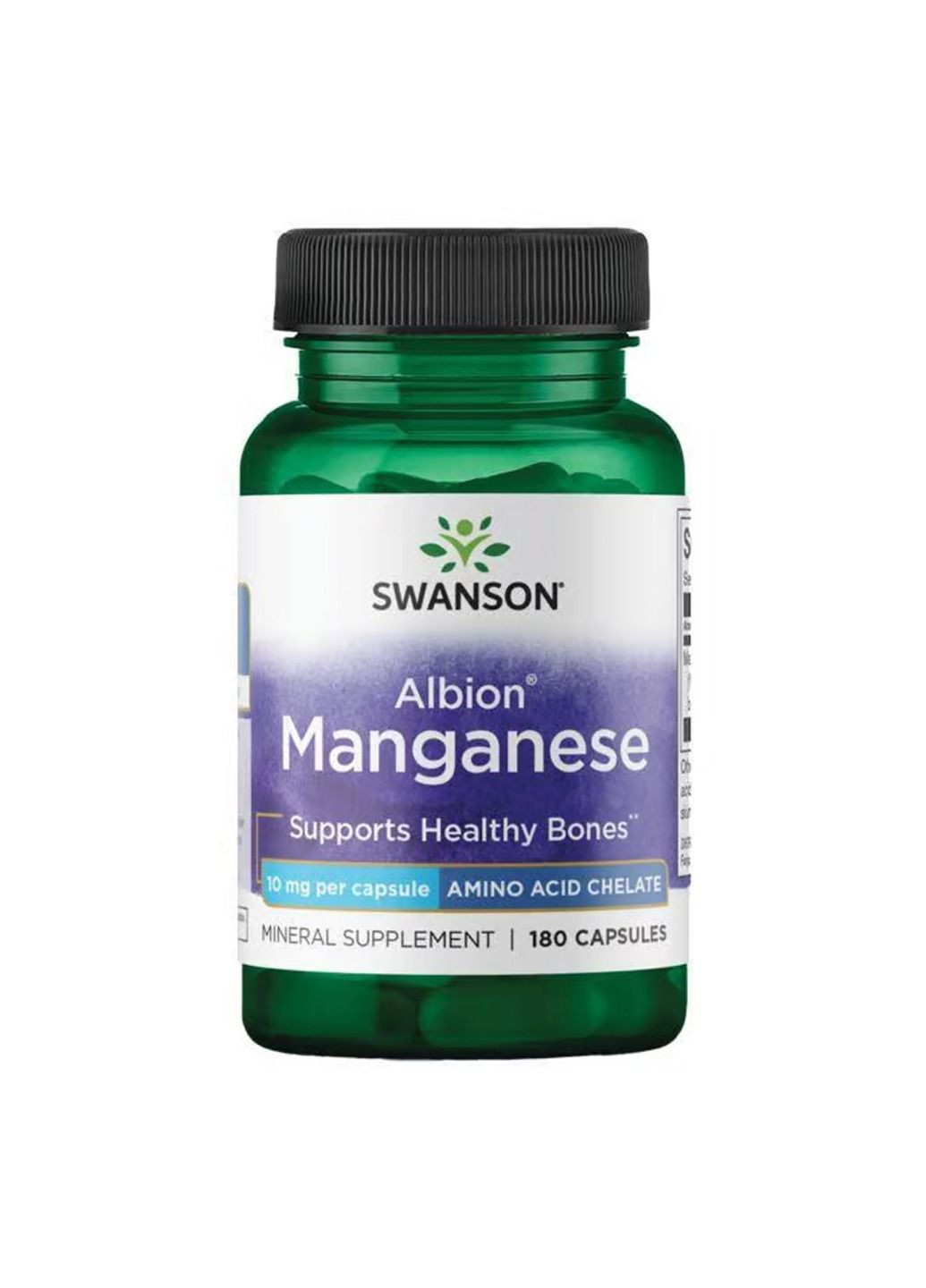 Добавка Albion Manganese 10mg - 180 caps Swanson (364201251)