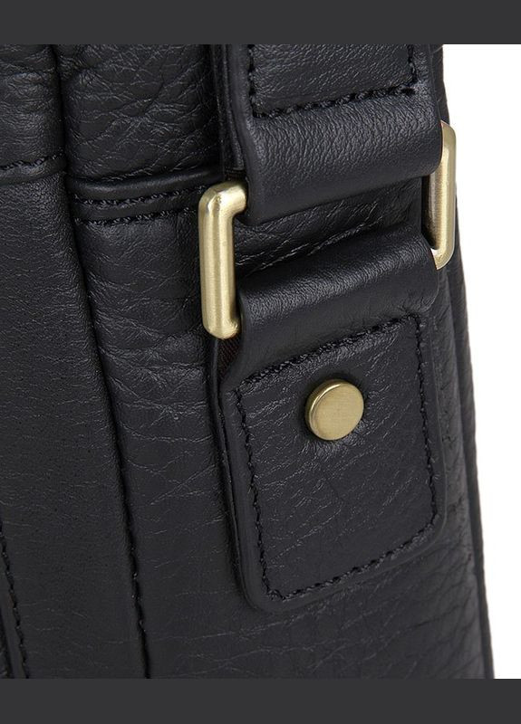 Сумка чоловіча шкіряна через плече 14436 через плече Чорний Vintage (302008017)