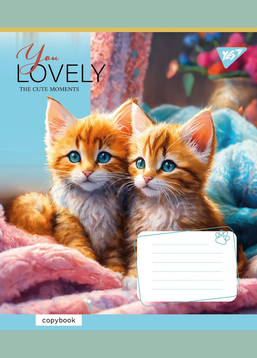 Набір зошитів You Lovely А5 в лінійку 12 аркушів 25 шт. () Yes 766954 (337471254)