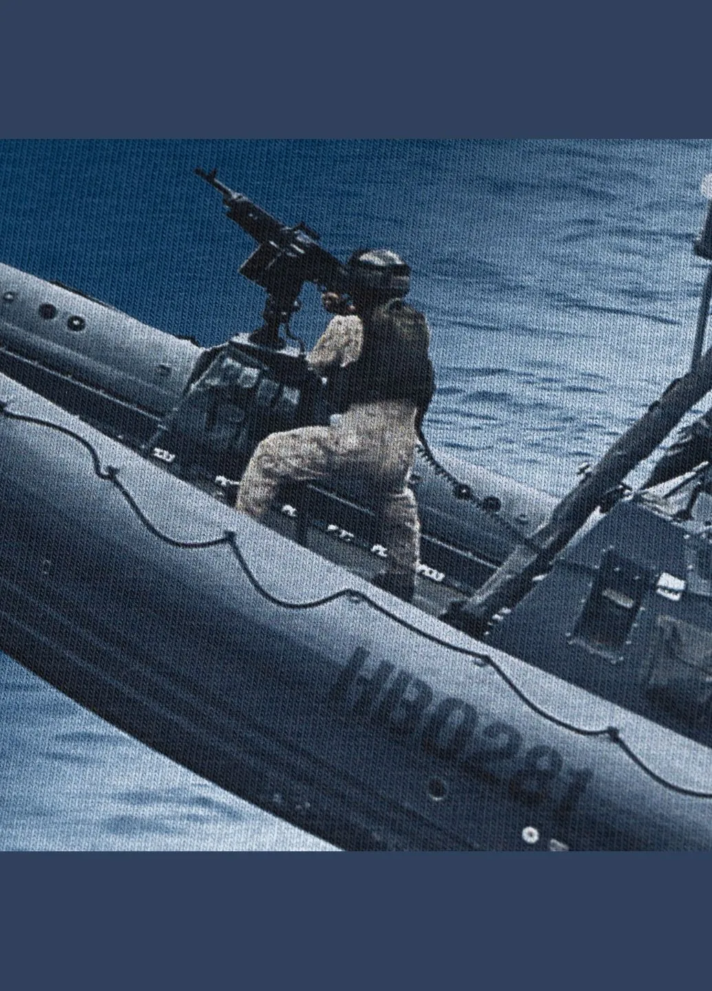 Футболка с рисунком Boat Light Blue P1G (326512882)