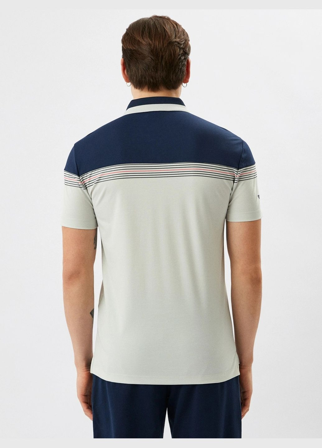 Белая футболка-поло для мужчин EA7