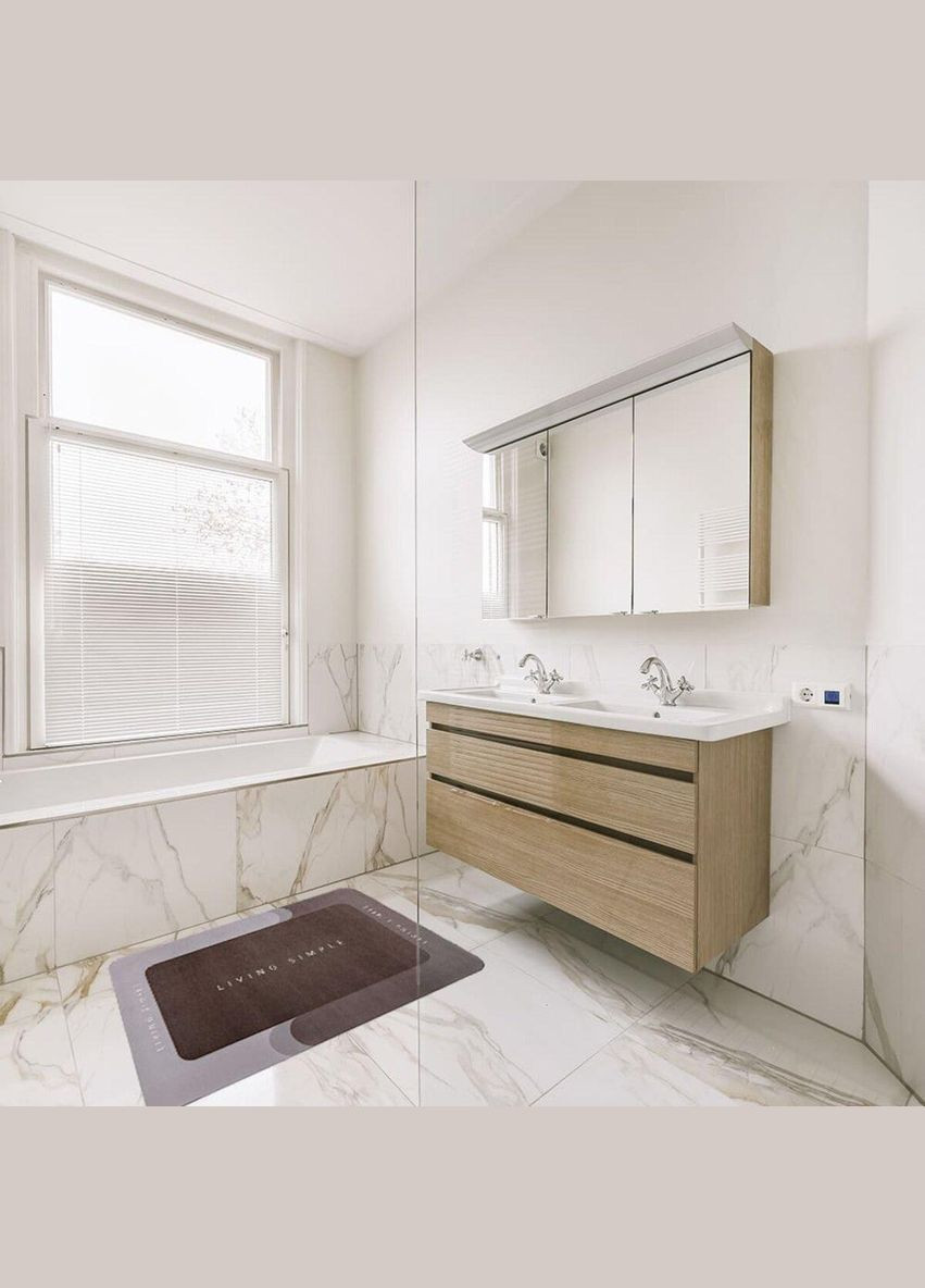 Влагопоглощающий коврик "Living Simple" 38*58CM*3MM (D) SW-00001572 Sticker Wall (330136851)