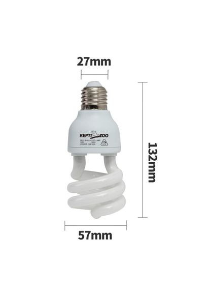 Люминесцентная лампа UVB Desert Lamp 10.0 для рептилий, 15W Repti-Zoo (327433008)