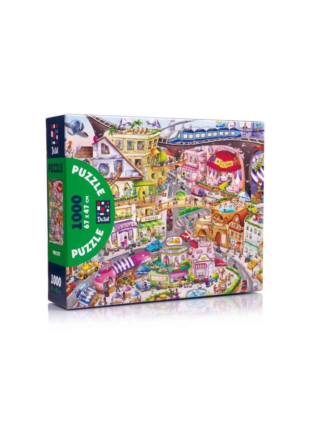 Пазли De.tail Місто DT1000-13 ТМ Vladi toys (371764306)