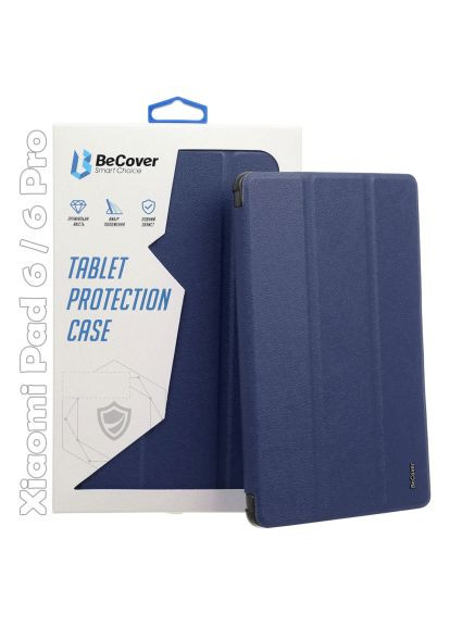 Чехол для планшета Smart Case Xiaomi Mi Pad 6/6 Pro 11" Deep Blue (709491) BeCover Smart Case Xiaomi Mi Pad 6 / 6 Pro 11&quot; Deep Blue (366520240)