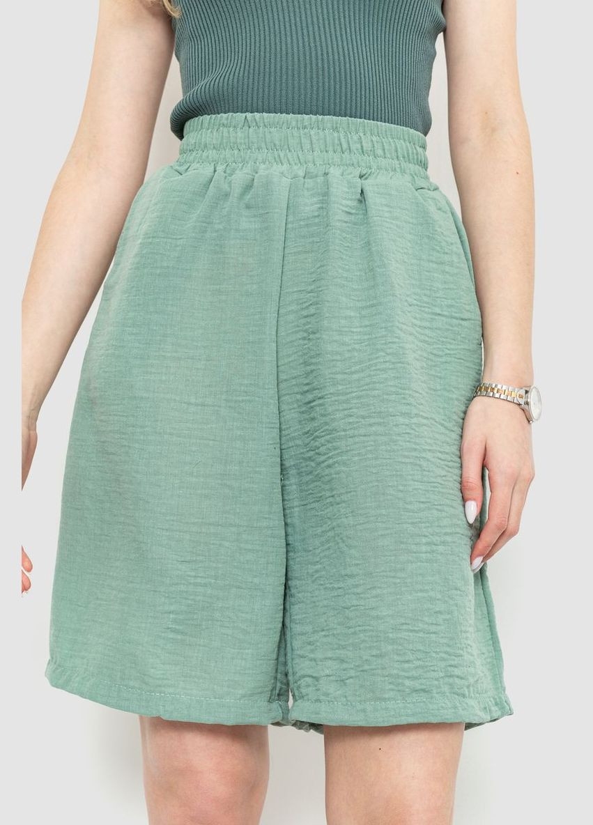 Шорти жіночі вільного крою тканина льон, колір електрик, Ager (288751167)