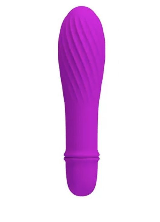 Вібратор жіночий 10 режимів фіолетовий мороженко вагінальний для точки G No Brand (313241155)