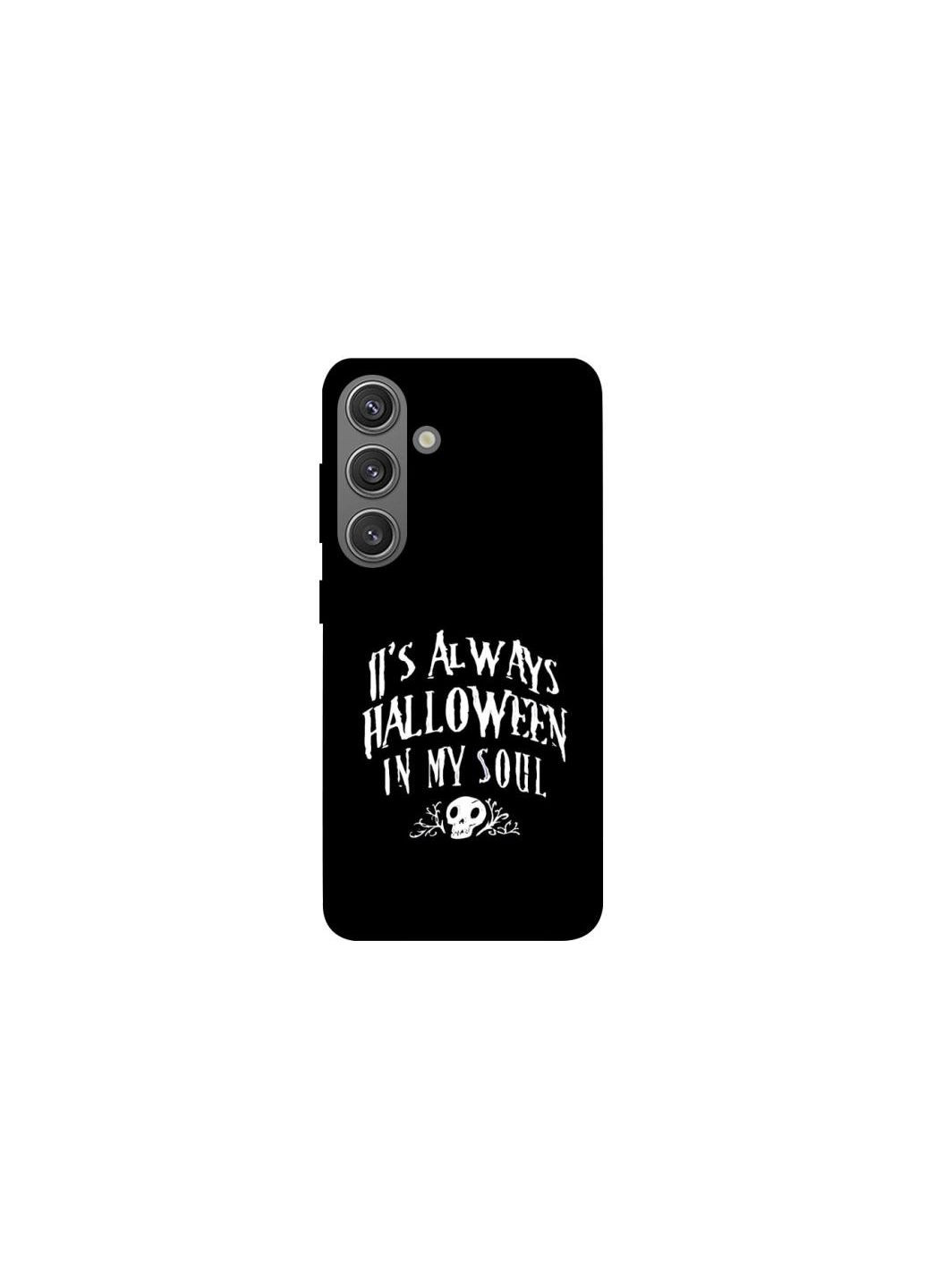 Чехол на Samsung Galaxy S24+ Halloween in my soul Frontalka (361325383)