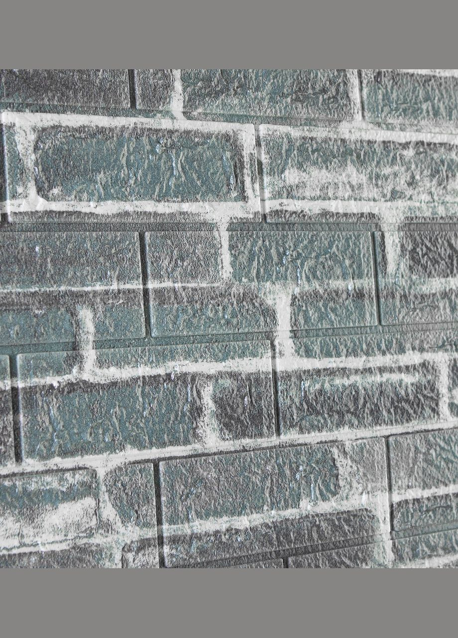 Декоративная самоклеющаяся 3D панель серый Екатеринославский кирпич 700x770x3мм 3D Loft (304624665)